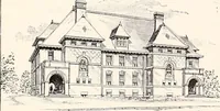An illustration from A half century of Boston's building : the construction of buildings, the enactment of building laws and ordinances, sanitary laws, the ancient and modern building, building statistics, Boston's valuation, a chapter of Boston's big fire, fire losses, public lands account, prominent architects, contractors and builders, building materials and their source of supply, inspection of buildings, the building and plumbing associations (1895)