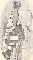 An illustration from A half century of Boston's building : the construction of buildings, the enactment of building laws and ordinances, sanitary laws, the ancient and modern building, building statistics, Boston's valuation, a chapter of Boston's big fire, fire losses, public lands account, prominent architects, contractors and builders, building materials and their source of supply, inspection of buildings, the building and plumbing associations (1895)
