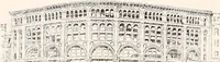 An illustration from A half century of Boston's building : the construction of buildings, the enactment of building laws and ordinances, sanitary laws, the ancient and modern building, building statistics, Boston's valuation, a chapter of Boston's big fire, fire losses, public lands account, prominent architects, contractors and builders, building materials and their source of supply, inspection of buildings, the building and plumbing associations (1895)