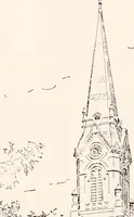 An illustration from A half century of Boston's building : the construction of buildings, the enactment of building laws and ordinances, sanitary laws, the ancient and modern building, building statistics, Boston's valuation, a chapter of Boston's big fire, fire losses, public lands account, prominent architects, contractors and builders, building materials and their source of supply, inspection of buildings, the building and plumbing associations (1895)