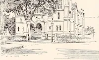 An illustration from A half century of Boston's building : the construction of buildings, the enactment of building laws and ordinances, sanitary laws, the ancient and modern building, building statistics, Boston's valuation, a chapter of Boston's big fire, fire losses, public lands account, prominent architects, contractors and builders, building materials and their source of supply, inspection of buildings, the building and plumbing associations (1895)