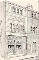 An illustration from A half century of Boston's building : the construction of buildings, the enactment of building laws and ordinances, sanitary laws, the ancient and modern building, building statistics, Boston's valuation, a chapter of Boston's big fire, fire losses, public lands account, prominent architects, contractors and builders, building materials and their source of supply, inspection of buildings, the building and plumbing associations (1895)