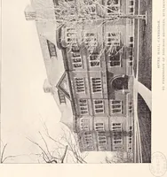An illustration from A half century of Boston's building : the construction of buildings, the enactment of building laws and ordinances, sanitary laws, the ancient and modern building, building statistics, Boston's valuation, a chapter of Boston's big fire, fire losses, public lands account, prominent architects, contractors and builders, building materials and their source of supply, inspection of buildings, the building and plumbing associations (1895)