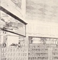 An illustration from A half century of Boston's building : the construction of buildings, the enactment of building laws and ordinances, sanitary laws, the ancient and modern building, building statistics, Boston's valuation, a chapter of Boston's big fire, fire losses, public lands account, prominent architects, contractors and builders, building materials and their source of supply, inspection of buildings, the building and plumbing associations (1895)