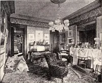 An illustration from A half century of Boston's building : the construction of buildings, the enactment of building laws and ordinances, sanitary laws, the ancient and modern building, building statistics, Boston's valuation, a chapter of Boston's big fire, fire losses, public lands account, prominent architects, contractors and builders, building materials and their source of supply, inspection of buildings, the building and plumbing associations (1895)