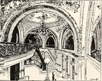An illustration from A half century of Boston's building : the construction of buildings, the enactment of building laws and ordinances, sanitary laws, the ancient and modern building, building statistics, Boston's valuation, a chapter of Boston's big fire, fire losses, public lands account, prominent architects, contractors and builders, building materials and their source of supply, inspection of buildings, the building and plumbing associations (1895)