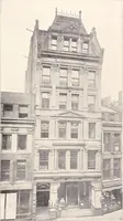 An illustration from A half century of Boston's building : the construction of buildings, the enactment of building laws and ordinances, sanitary laws, the ancient and modern building, building statistics, Boston's valuation, a chapter of Boston's big fire, fire losses, public lands account, prominent architects, contractors and builders, building materials and their source of supply, inspection of buildings, the building and plumbing associations (1895)