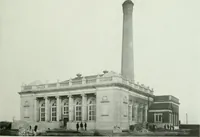 An illustration from A half century of Chicago building : a practical reference guide : all building laws and ordinances brought to date : historical, technical and statistical review of the construction and material development of America's inland metropolis (1910)