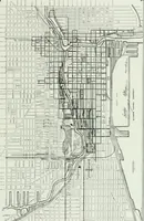 An illustration from A half century of Chicago building : a practical reference guide : all building laws and ordinances brought to date : historical, technical and statistical review of the construction and material development of America's inland metropolis (1910)