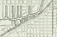 An illustration from A half century of Chicago building : a practical reference guide : all building laws and ordinances brought to date : historical, technical and statistical review of the construction and material development of America's inland metropolis (1910)