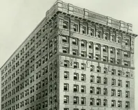 An illustration from A half century of Chicago building : a practical reference guide : all building laws and ordinances brought to date : historical, technical and statistical review of the construction and material development of America's inland metropolis (1910)