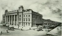An illustration from A half century of Chicago building : a practical reference guide : all building laws and ordinances brought to date : historical, technical and statistical review of the construction and material development of America's inland metropolis (1910)