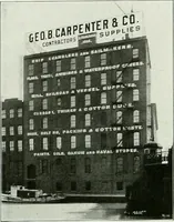 An illustration from A half century of Chicago building : a practical reference guide : all building laws and ordinances brought to date : historical, technical and statistical review of the construction and material development of America's inland metropolis (1910)