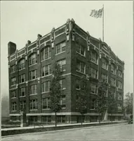 An illustration from A half century of Chicago building : a practical reference guide : all building laws and ordinances brought to date : historical, technical and statistical review of the construction and material development of America's inland metropolis (1910)