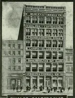 An illustration from A half century of Chicago building : a practical reference guide : all building laws and ordinances brought to date : historical, technical and statistical review of the construction and material development of America's inland metropolis (1910)