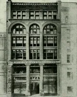 An illustration from A half century of Chicago building : a practical reference guide : all building laws and ordinances brought to date : historical, technical and statistical review of the construction and material development of America's inland metropolis (1910)