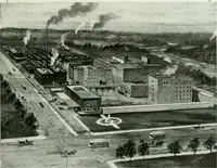 An illustration from A half century of Chicago building : a practical reference guide : all building laws and ordinances brought to date : historical, technical and statistical review of the construction and material development of America's inland metropolis (1910)