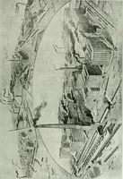 An illustration from A half century of Chicago building : a practical reference guide : all building laws and ordinances brought to date : historical, technical and statistical review of the construction and material development of America's inland metropolis (1910)