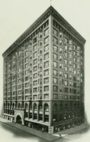 An illustration from A half century of Chicago building : a practical reference guide : all building laws and ordinances brought to date : historical, technical and statistical review of the construction and material development of America's inland metropolis (1910)