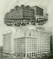 An illustration from A half century of Chicago building : a practical reference guide : all building laws and ordinances brought to date : historical, technical and statistical review of the construction and material development of America's inland metropolis (1910)