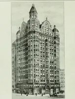 An illustration from A half century of Chicago building : a practical reference guide : all building laws and ordinances brought to date : historical, technical and statistical review of the construction and material development of America's inland metropolis (1910)