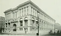 An illustration from A half century of Chicago building : a practical reference guide : all building laws and ordinances brought to date : historical, technical and statistical review of the construction and material development of America's inland metropolis (1910)