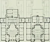 An illustration from A half century of Chicago building : a practical reference guide : all building laws and ordinances brought to date : historical, technical and statistical review of the construction and material development of America's inland metropolis (1910)