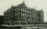 An illustration from A half century of Chicago building : a practical reference guide : all building laws and ordinances brought to date : historical, technical and statistical review of the construction and material development of America's inland metropolis (1910)