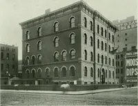An illustration from A half century of Chicago building : a practical reference guide : all building laws and ordinances brought to date : historical, technical and statistical review of the construction and material development of America's inland metropolis (1910)