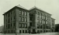 An illustration from A half century of Chicago building : a practical reference guide : all building laws and ordinances brought to date : historical, technical and statistical review of the construction and material development of America's inland metropolis (1910)
