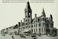 An illustration from A half century of Chicago building : a practical reference guide : all building laws and ordinances brought to date : historical, technical and statistical review of the construction and material development of America's inland metropolis (1910)