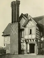An illustration from The half-timber house; its origin, design, modern plan, and construction; (1912)