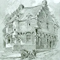An illustration from Vanished halls and cathedrals of France (1917)