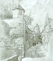 An illustration from Vanished halls and cathedrals of France (1917)