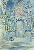 An illustration from Vanished halls and cathedrals of France (1917)