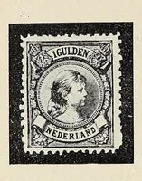 Picture 6 of 9 from Handboek over alle post- en portozegels van Nederland en Koloniën : met vermelding van alle typen, alle kleurverschillen, alle tandingen, afwijkingen enz., voor zoover die tot op heden bekend zijn (1908), leaf 50