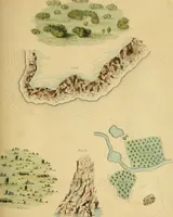 An illustration from A hand-book for mapping, engineering, and architectural drawing : in which maps of all descriptiosn are analyzed, and their several uses fully explained ; intended for the use of civil engineers, architects, and surveyors, also for naval and military academies, engineering schools and colleges, and draughtsmen ; illustrated with forty-three large plates and thirty-nine woodcuts, among which will be found examples of a parliamentary railway plan, section, and cross sections, prepared in compliance with the standing orders of the House of Commons ; with plain instructions for lithographing and zincographing maps and drawings, and an exposition of the relative cost and merits of engraving, lithographing, and zincographing (1846)