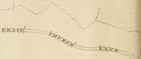 An illustration from A hand-book for mapping, engineering, and architectural drawing : in which maps of all descriptiosn are analyzed, and their several uses fully explained ; intended for the use of civil engineers, architects, and surveyors, also for naval and military academies, engineering schools and colleges, and draughtsmen ; illustrated with forty-three large plates and thirty-nine woodcuts, among which will be found examples of a parliamentary railway plan, section, and cross sections, prepared in compliance with the standing orders of the House of Commons ; with plain instructions for lithographing and zincographing maps and drawings, and an exposition of the relative cost and merits of engraving, lithographing, and zincographing (1846)