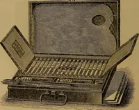 An illustration from Hand-book for the preservation of pictures; containing practical instructions for cleaning, lining, repairing, and restoring oil paintings, with remarks on the distribution of works of art in houses and galleries, their care and preservation (1876)