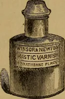 An illustration from Hand-book for the preservation of pictures; containing practical instructions for cleaning, lining, repairing, and restoring oil paintings, with remarks on the distribution of works of art in houses and galleries, their care and preservation (1876)