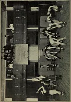 An illustration from Handbook of athletic games for players, instructors, and spectators, comprising fifteen major ball games, track and field athletics and rowing races (1916)