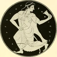 An illustration from A handbook of Attic red-figured vases signed by or attributed to the various masters of the sixth and fifth centuries B. C. (1919)
