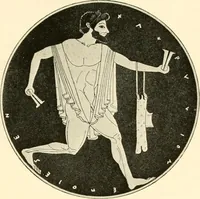 An illustration from A handbook of Attic red-figured vases signed by or attributed to the various masters of the sixth and fifth centuries B. C. (1919)