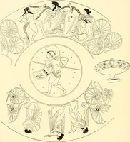 An illustration from A handbook of Attic red-figured vases signed by or attributed to the various masters of the sixth and fifth centuries B. C. (1919)