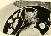 An illustration from A handbook of Attic red-figured vases signed by or attributed to the various masters of the sixth and fifth centuries B. C. (1919)