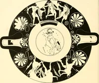 An illustration from A handbook of Attic red-figured vases signed by or attributed to the various masters of the sixth and fifth centuries B. C. (1919)