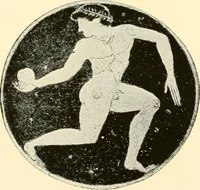 An illustration from A handbook of Attic red-figured vases signed by or attributed to the various masters of the sixth and fifth centuries B. C. (1919)