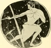 An illustration from A handbook of Attic red-figured vases signed by or attributed to the various masters of the sixth and fifth centuries B. C. (1919)