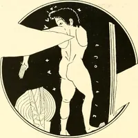 An illustration from A handbook of Attic red-figured vases signed by or attributed to the various masters of the sixth and fifth centuries B. C. (1919)