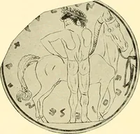 An illustration from A handbook of Attic red-figured vases signed by or attributed to the various masters of the sixth and fifth centuries B. C. (1919)